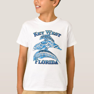 Camiseta Grandes delfines tribales de vacaciones de Florida