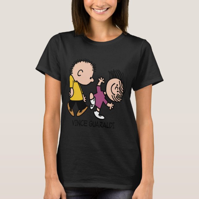 Camiseta Grandes éxitos de Peanuts Rockeando con 'Linus y ' (Anverso)