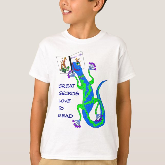Camiseta Grandes Geckos leídos (Anverso)