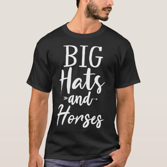 Camiseta Grandes Gorras Y Caballos Esenciales (Anverso)