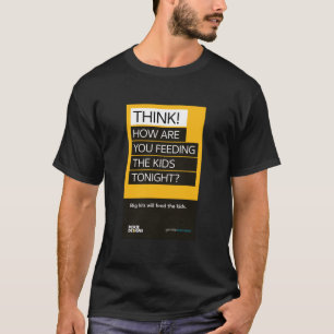 Camiseta GRANDES HITS ALIMENTOS EL Diseño DE LOS NIÑOS -