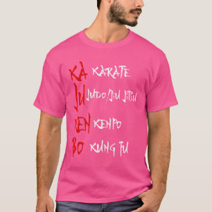Camiseta Grandes hombres en Kajukenbo luchando contra Karat