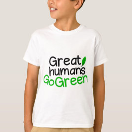 Camiseta grandes humanos verdes