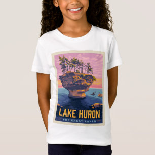 Camiseta Grandes Lagos   Lago Huron