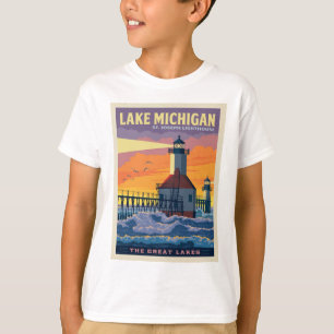 Camiseta Grandes Lagos   Lago Michigan