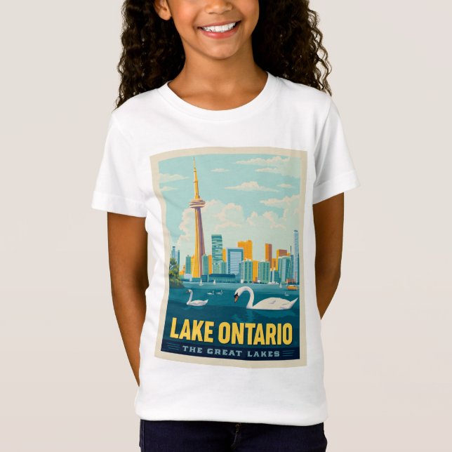 Camiseta Grandes Lagos | Lago Ontario (Anverso)