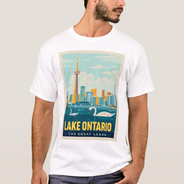 Camiseta Grandes Lagos | Lago Ontario (Anverso)