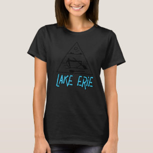 Camiseta Grandes Lagos Pesca y Embarcaciones del Lago Erie