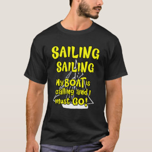 Camiseta Grandes Lagos Pesca y Navegación en el Lago Erie  