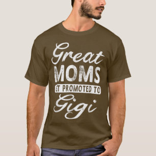 Camiseta Grandes Mamás Se Promocionan A Gigi Grandma Gift T