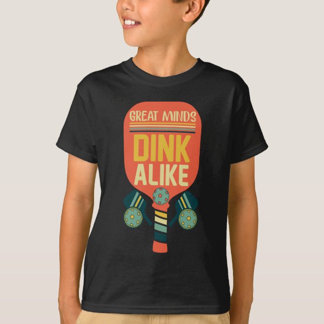 Camiseta Grandes mentes se hunden como divertida pelota (Anverso)