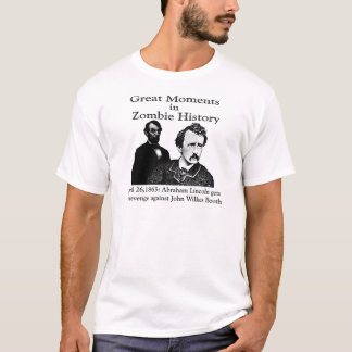 Camiseta Grandes momentos en historia del zombi
