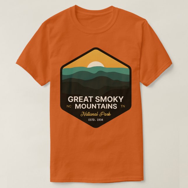 Camiseta Grandes Montañas Ahumadas (Diseño del anverso)