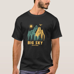 Camiseta Grandes montañas del cielo Montana senderismo al a