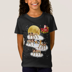 Camiseta Grandes Navidades de caninos dane  de renos navida