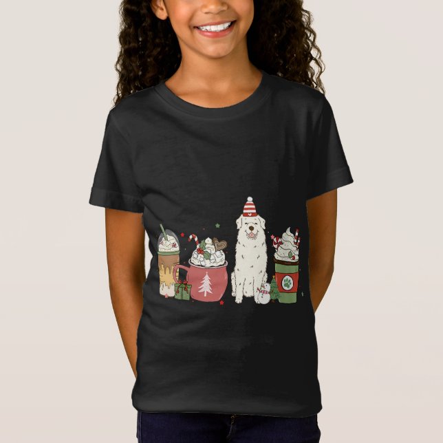Camiseta Grandes Navidades de Invierno Latte Coffee Pirineo (Anverso)