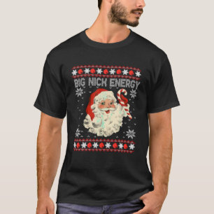 Camiseta Grandes Navidades de Nick Energy Santa Ugly Chicas