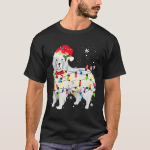 Camiseta Grandes Navidades de perro de los Pirineos Encende