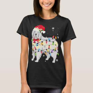 Camiseta Grandes Navidades de perro de los Pirineos Encende