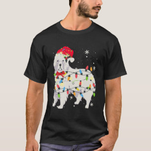 Camiseta Grandes Navidades de perro de los Pirineos Encende