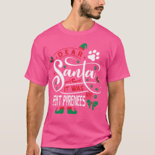 Camiseta Grandes Navidades de perros de los Pirineos Raza d