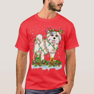 Camiseta Grandes Navidades de renos de los Pirineos Perro S