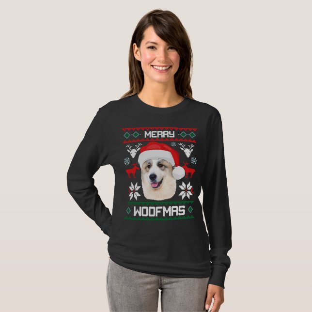Camiseta Grandes Navidades pirenaicos y Woofmas (Anverso completo)