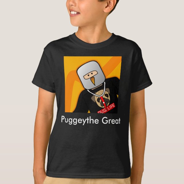 Camiseta Grandes niños Pantano-suaves de Puggeythe (Anverso)