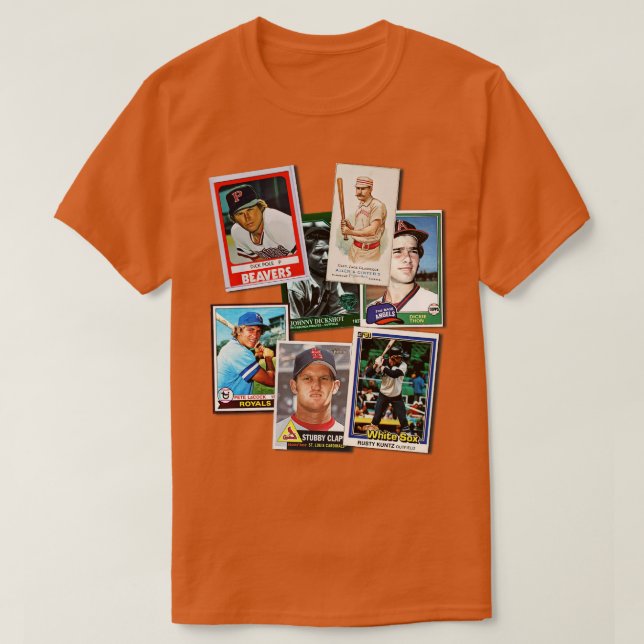 Camiseta Grandes nombres de béisbol en la historia (Diseño del anverso)