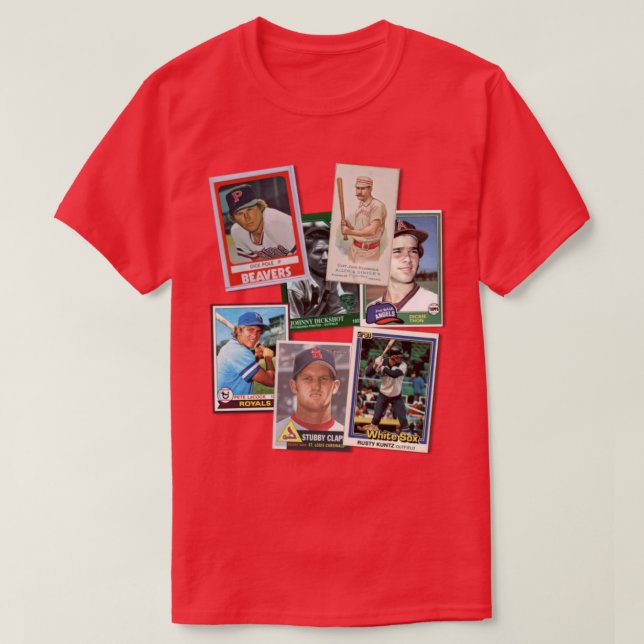 Camiseta Grandes nombres de béisbol en la historia (Diseño del anverso)