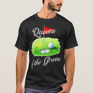 Camiseta Grandes Nuevas Reinas Del Verde Damas Golfistas