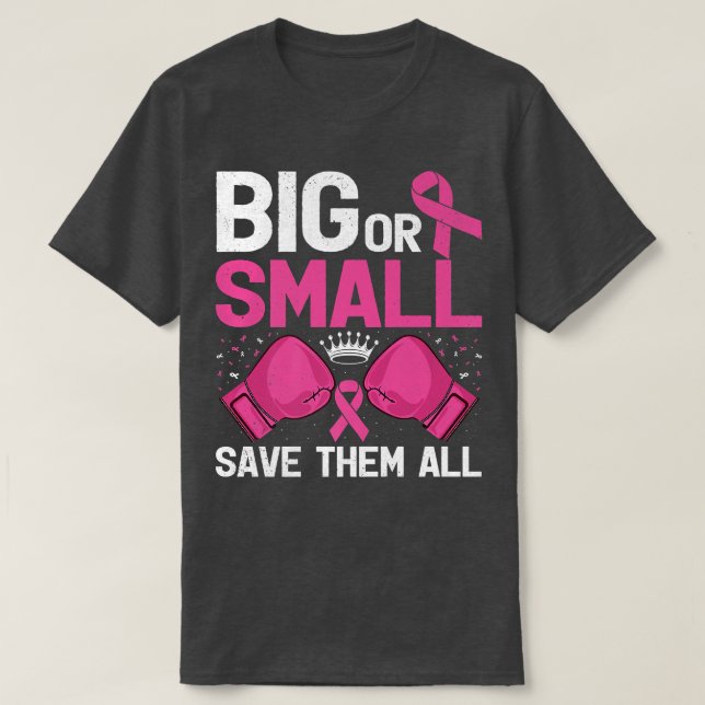 Camiseta Grandes O Pequeños Les Salvan La Conciencia Sobre  (Diseño del anverso)