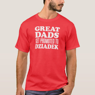 Camiseta Grandes papás promovidos a Dziadek (EN OSCURIDAD)