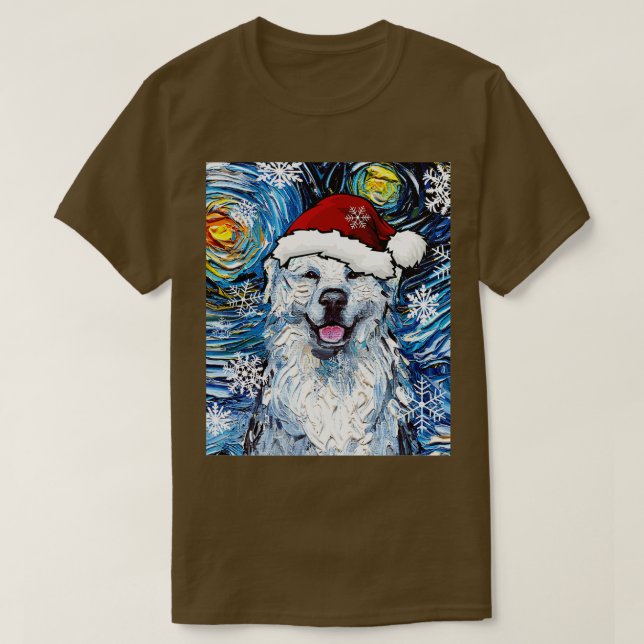 Camiseta Grandes Pirineos Santa (Diseño del anverso)