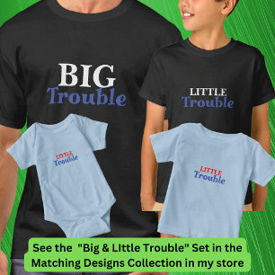 Camiseta Grandes problemas masculinos, niños pequeños probl