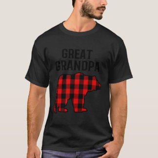 Camiseta Grandes regalos de abuelo Rojo Bear negro