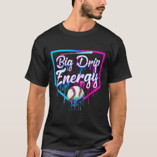 Camiseta Grandes rociadores de helado de goteo de energía d