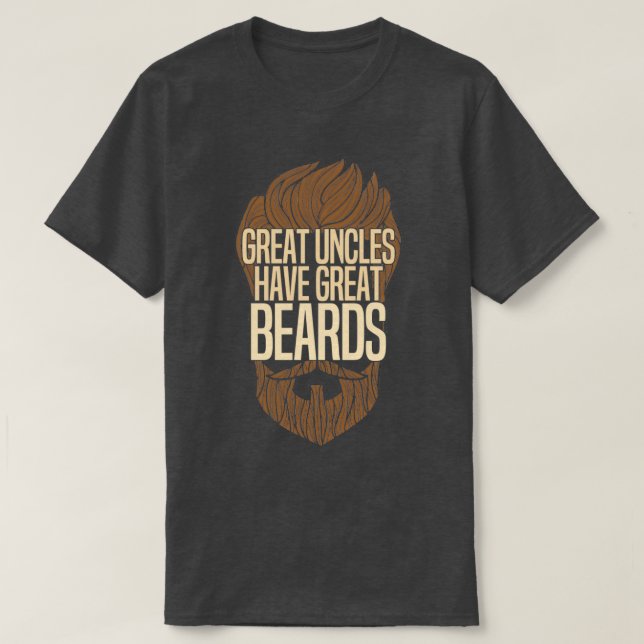 Camiseta Grandes tíos tienen grandes barbas 1 (Diseño del anverso)