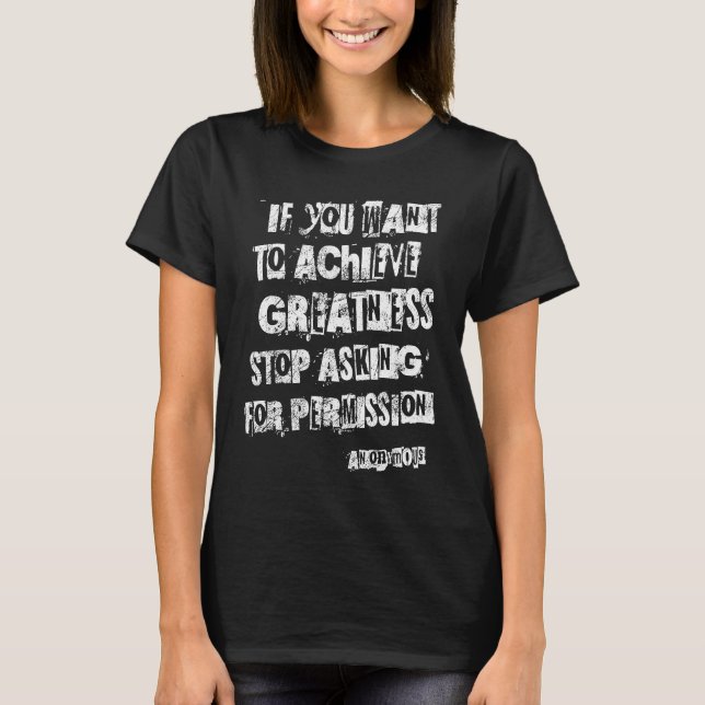 Camiseta Grandeza (Anverso)