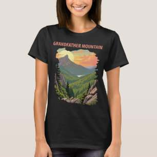 Camiseta Grandfather Mountain NC Viaje Retro