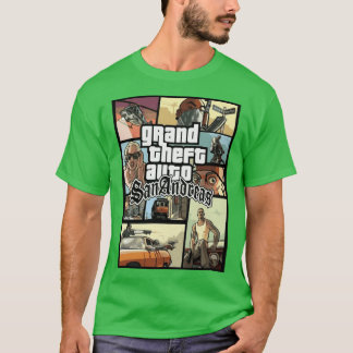 Camiseta Grandheft Auto SA familia