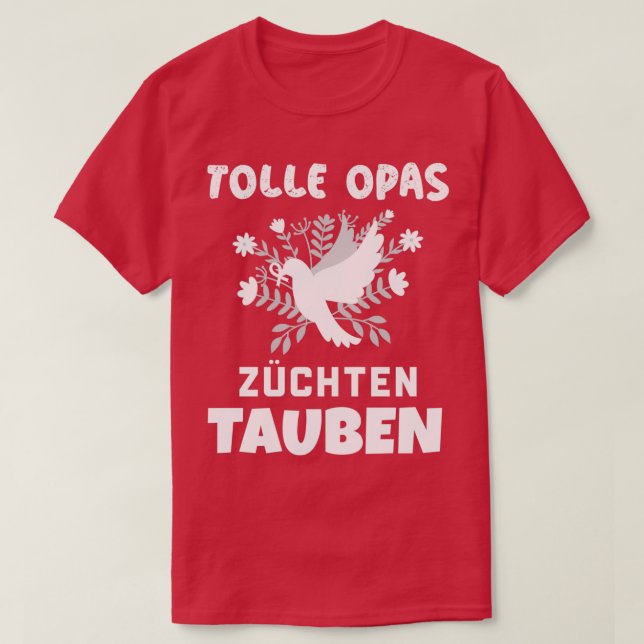 Camiseta Grandiosas palomas de raza Guay abuela p (Diseño del anverso)