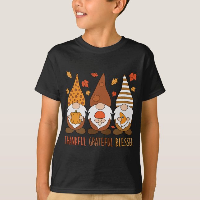 Camiseta Grandioso Gnomes de Acción de Gracias (Anverso)