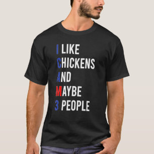 Camiseta Grandioso Pollo Amor Pollo Me Gusta El Sarcasmo De