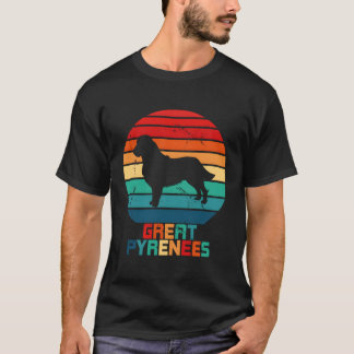 Camiseta Grandiosos Pirineos rellenos de perros de silueta