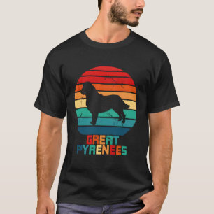 Camiseta Grandiosos Pirineos rellenos de perros de silueta