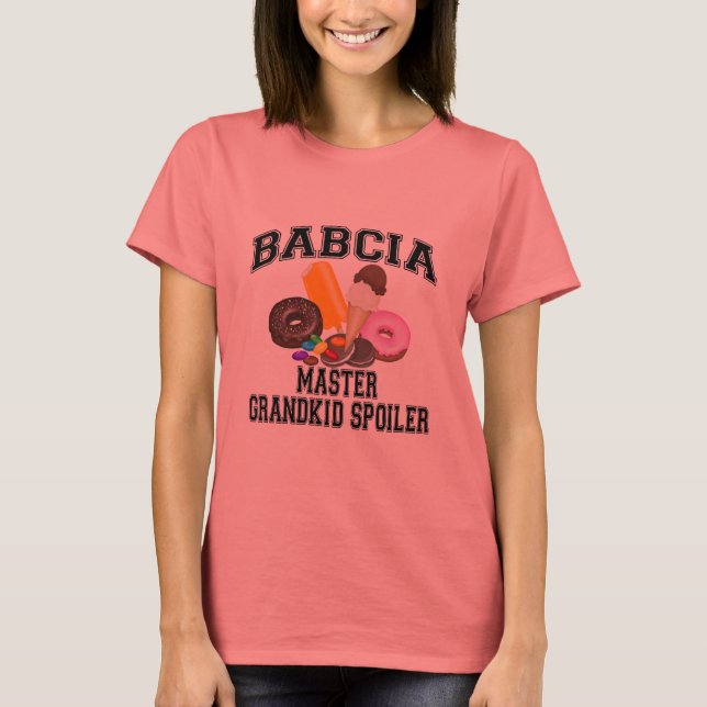 Camiseta Grandkid Spoiler Babcia (Anverso)