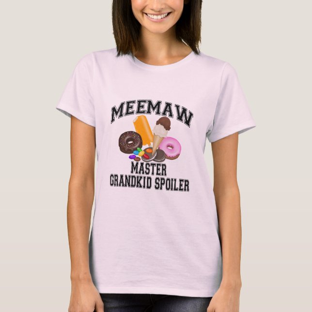 Camiseta Grandkid Spoiler MeeMaw (Anverso)