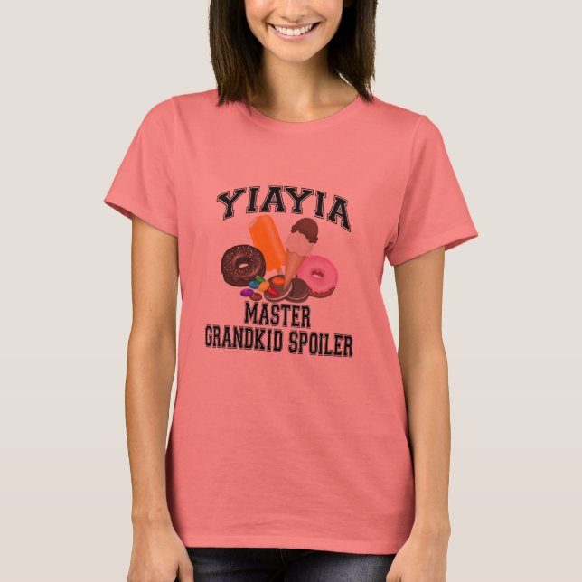 Camiseta Grandkid Spoiler YiaYia (Anverso)