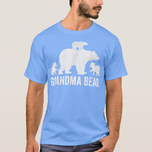 Camiseta Grandma Bear Mothers Day Shirt Funny Three Cub Kid